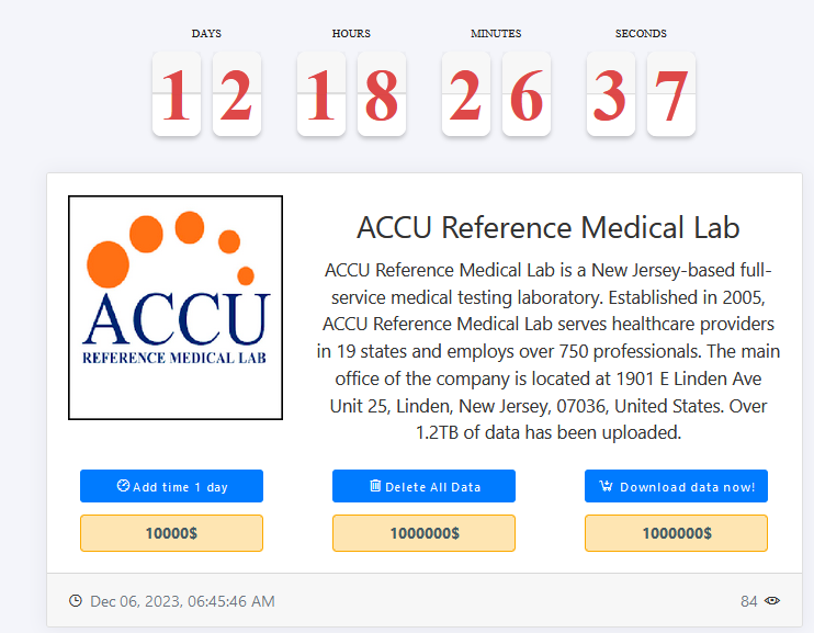 ACCU Reference Medical Lab