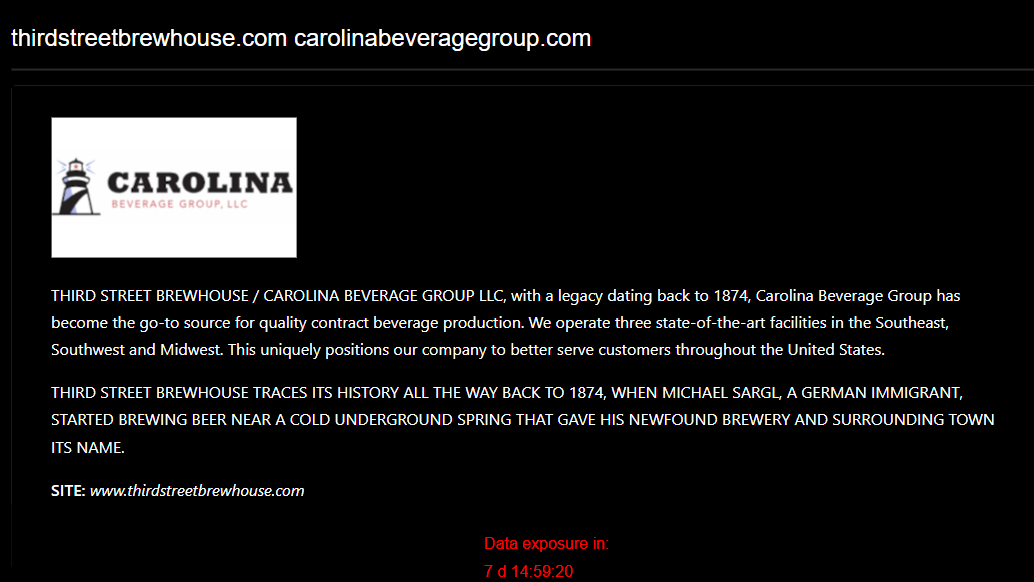 Carolina Beverage Group