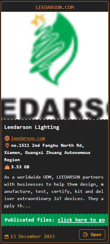 Leedarson Lighting