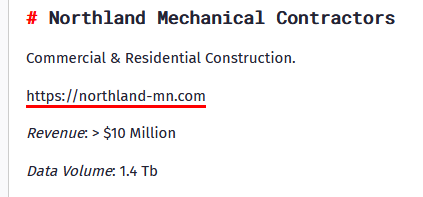 Northland Mechanical Contractors