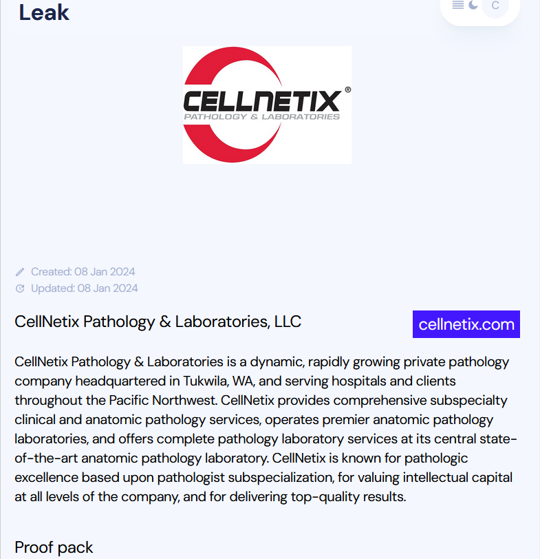 CellNetix Pathology and Laboratories