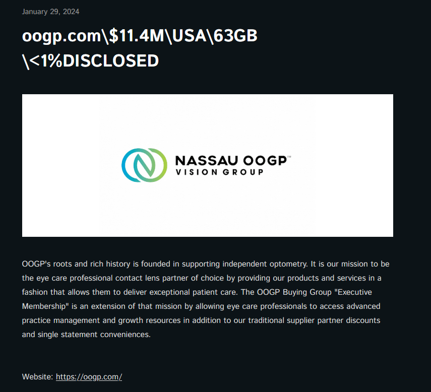Nassau OOGP Vision Group