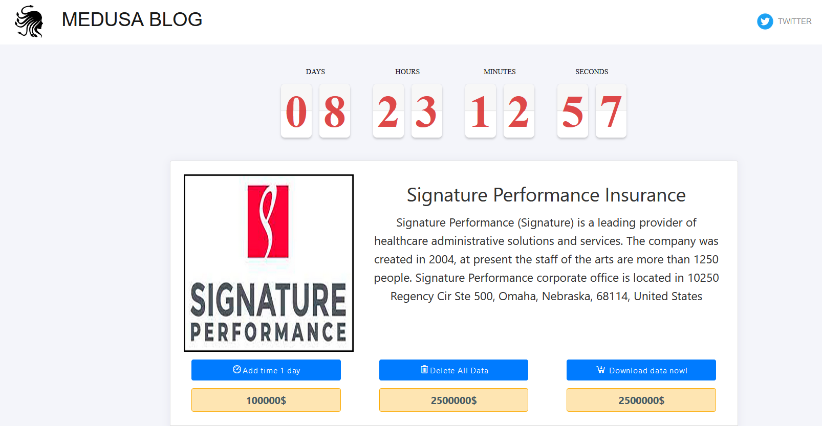 Signature Performance Insurance