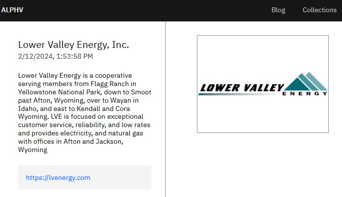 Lower Valley Energy