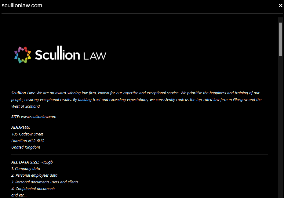 Scullion Law